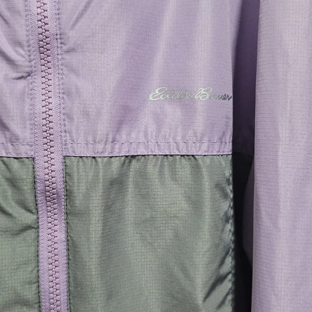 Eddie Bauer Kids Girl Purple and Gray Jacket Medium 10 - 12